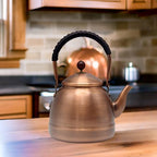 54.1oz Copper Tea Kettle for Stovetop Safe, Chinese Style Non-Coating Real Pure Copper Teapot with Tea Ball for Loose Tea, Handmade Solid Tea Pot(1600ml) - Image 3