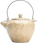 Tea Pots For Loose Tea 320ml Rough Pottery Handmade Teapot Japanese Filter Loop-handled Teapot Tea Brewing Kettle Teaset Tea Pots Coffee Pot Tea Infuser Pot(B 12X13.8CM 320ML) by Unknown