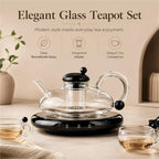 Electric Filtration Teapot Set, Glass teapot - Image 2