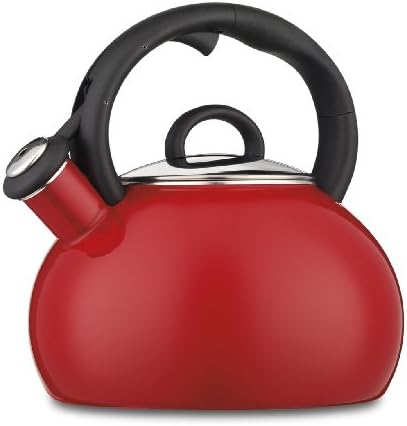 Cuisinart Aura Enamel-on-Steel Stovetop Teakettle, Red - Image 2