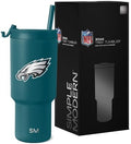 Simple Modern Philadelphia Eagles Tumbler with Flip Lid, Straw 30oz | NFL by Unknown