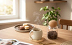 Cute Small Coffee Cups,Double Espresso Cup,4 oz,Neutral Beige,Set of 4 - Image 4
