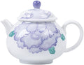 Tea Kettle Hand-Painted Purple Peony Teapot Ceramic Teapot Kung Fu Tea Set Teacup Ceramic Tea Infuser by Unknown