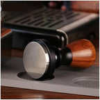 58MM/58.3MM Constant Pressure Coffee Tamper 30lb Espresso Tampers With Calibrated Spring Loaded Professional Barista Tool(58MM Wooden Knob) - Image 5
