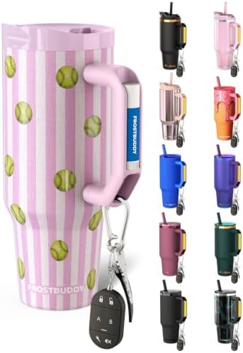 Frost Buddy Thicc Buddy 40oz Tumbler - Stainless Steel (Vintage Softball1) by FrostBuddy