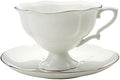 Lomonosov Russia Imperial Porcelain Tea Cup and Saucer Golden Ribbon Natasha 7.76 oz/220 ml by Unknown
