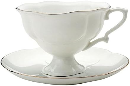 Lomonosov Russia Imperial Porcelain Tea Cup and Saucer Golden Ribbon Natasha 7.76 oz/220 ml by Unknown