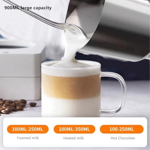 Full-Automatic Steam Boiling Water Frothing Machine,Milk Steamer,900ml Commercial Steam Milk Frother Machine - Image 6