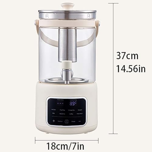 3L Glass Electric Kettle, with Infuser, with Touch Screen Herbal Tea Kettle, Maker for Soup, Porridge, Mulled Wine Pot Beverage, for Home Office,001 - Image 2