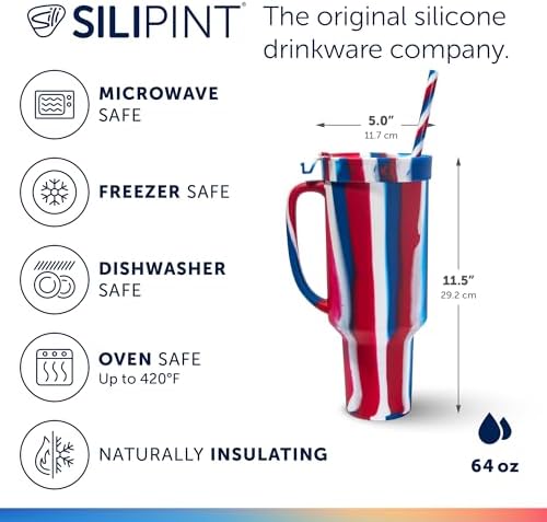 Silipint 64oz Evergreen WTFumbler Tumbler with Flip Lid and Straw Pack of 2 - Image 2