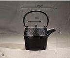 800ml 1l Cast Iron Tea Pot Set Japanese Tetsubin Electric Kettle Drink Kungfu Tools Tree Teapots Uncoated - Image 4