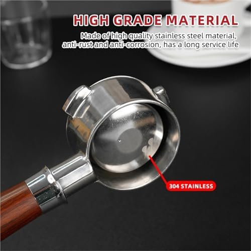 54mm Dual Wall Pressurized Stainless Steel Espresso Filter Basket，Compatible For Brev，BES860XL/11.41 Coffee Maker(1PCS 1-Cup Basket) - Image 5