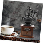 Vintage Manual Coffee Bean Grinder with Hand Crank for Kitchen - Image 5
