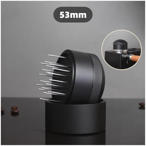 Espresso WDT Stirrer Distribution Tool 51 53 54 58mm Portafilter Coffee Powder Needle(Black 53mm) - Image 2