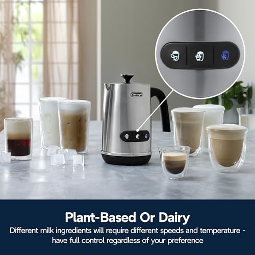 De'Longhi LatteMix Cold & Hot Milk Frother, Variable Froth & Temperature - Image 4