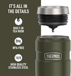 THERMOS Stainless King Stainless Steel Tumbler, 16oz, Army Green - Image 4