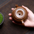 Tea Kettle Creative Handmade Exquisite Pattern Jiangshan Beautiful Teapot Home Purple Sand Teapot Ceramic Tea Infuser - Image 6