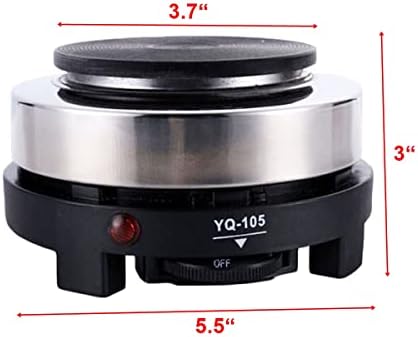 Mini Electric Stovetop for Espresso Maker Moka Pot Tea Pot & Cooking Stove for Camping, Dorm, RV - Image 5