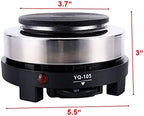 Mini Electric Stovetop for Espresso Maker Moka Pot Tea Pot & Cooking Stove for Camping, Dorm, RV - Image 5