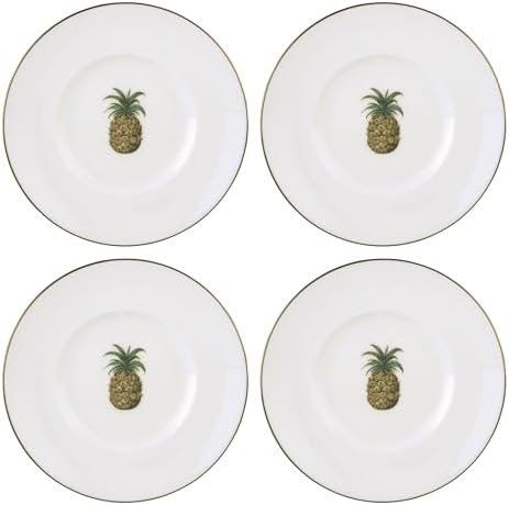 Lenox 897296 British Colonial Bamboo Dessert Plates, Set of 4 by Lenox