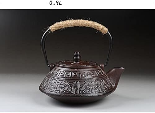 Cast Iron Tea Pot Set Japanese Teapot Tetsubin Kettle Drink Kungfu Tools Stainless Steel Sieve Tea Kettle 900Ml-As Shown,As Shown - Image 6