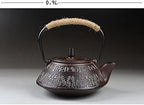 Cast Iron Tea Pot Set Japanese Teapot Tetsubin Kettle Drink Kungfu Tools Stainless Steel Sieve Tea Kettle 900Ml-As Shown,As Shown - Image 6