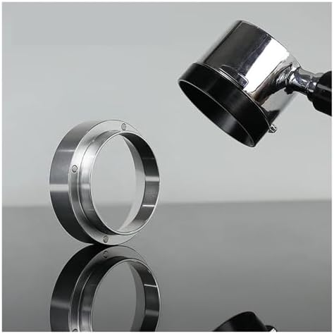 Espresso Dosing Funnel 10 Pcs Coffee Metering Rings Magnetic Funnel Espresso Machine Accessories Barista Tools(Black,58mm) - Image 3