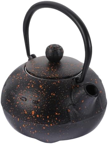 Tetsubin Iron Teapot 0.4l Small Vintage Black Tea Pot by FIXOSHEE