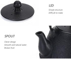 1.2L Tea Kettle Carp Lotus Pattern Japanese Style Anti Hot Handle Cast Iron Teapot Tetsubin with Filter Iron Tea Gift for Adult Father Mother Family - Image 5