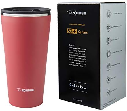 Zojirushi SX-FSE45PV Stainless Vacuum Insulated Tumbler, 15-Ounce, Coral Pink - Image 6