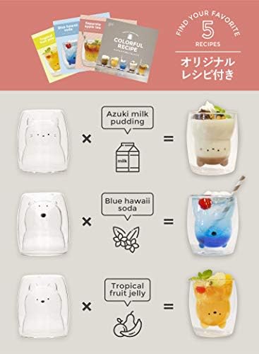 CB Japan Polar Bear Heat-resistant Glass, 9.1 fl oz (270 ml), Condensation Resistant, Double Layer, Microwave Safe, Dishwasher Safe, Heat-resistant Animal Glasses, UCA - Image 5