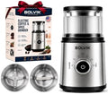 Electric Coffee Bean Grinder Spices Herbs, Timed Grind Control Rotary Knob by Unknown