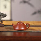 Tea Kettle Multifunctional Ceramic Teapot 200ml Antique Purple Clay Teapot Handmade Zhu Mud Tea Maker Kettle Chinese Zisha Tea Set Tea Ceramic Tea Infuser - Image 3