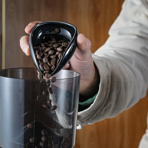 Barista Essentials Kit Single Dose Coffee Bean Cellar, Black Dosing Cup, RDT Water Spritzer & Stainless Steel Milk Steaming Pitcher - Image 5
