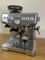 54mm Bottomless Portafilter Compatible with Breville Sage Espresso Machine Barista Express Pro Bambino BES450/BES500/BES840XL/BES870/878/880 Stainless Steel Filter Basket Plastic Handle - Image 3