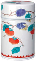 Tokyo Matcha Selection - Arita Persimmon sateel Tea Caddy can - 2 Color - for Tea Leaf [Standard Ship by SAL: NO Tracking Number & Insurance] (Navy) by Tokyo+Matcha+Selection