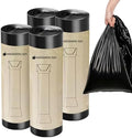 Garbage Bags for Standing Espresso Knock Box Large Trash Bag for Coffee Grounds Knock Box for Coffee Shop, Bar, Kitchen,Office, Black,4 Roll/100 pcs by Unknown
