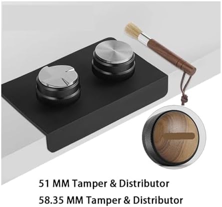 51/53/58mm Espresso Tamper And Coffee Distributor With Tamping Mat And Cleaning Brush Set Professional Leveler Tools(58.35mm Distributor) - Image 2