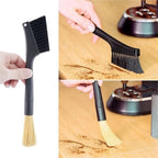 Dual-Head Coffee Brush for Grinder & Counter Cleaning, Versatile & Durable, Ideal for Baristas, Perfect for Daily Use(4pcs) - Image 3