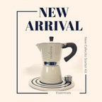 CAFECITO® Coffee Starter Kit Essentials – 6 Cup Moka Pot Set with Anti-Splash Valve, Induction Plate & Ceramic Sandstone Trivet | Cafetera Cubana Greca Stovetop Espresso Maker | Crema Edition - Image 2