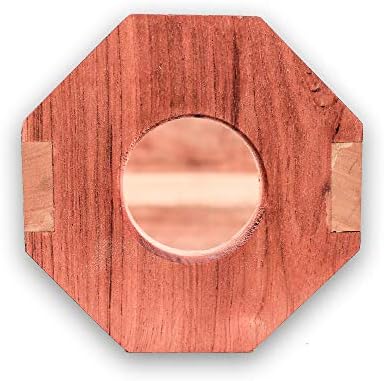 Generic Hand Made Puertorrican Wood Pour Over Coffee Maker (Greca) with Cloth filter (media) and Ceramic Cup set, 12 x 7 x 7, Natural Wood - Image 2