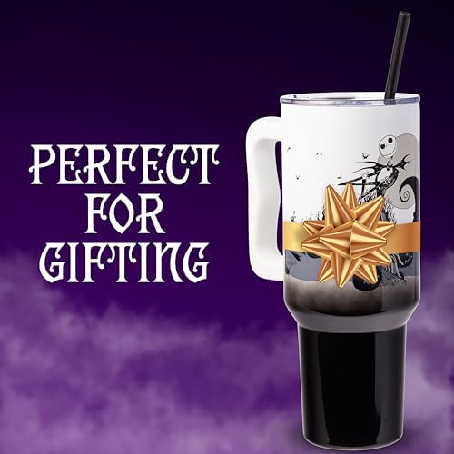 Silver Buffalo Nightmare Before Christmas, Stainless Steel Tumbler, 40oz - Image 6