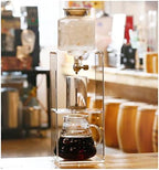 JITEM Cafetera Ice Cold Dripper Coffee and Tea Maker Dripper Brewer Maker with Adjustable Water Flow Stainless Steel Filter Glass Carafe for Coffee or Tea - Image 5