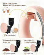 3 in 1 Single Serve Coffee Maker for K-Cup, Grounds & Tea - Image 3