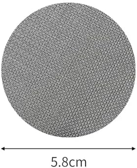 Reusable Coffee Filter Stainless Steel 51/53/58mm Espresso Puck Screen 150μm Mesh Plate Tool(5.8cm) - Image 2
