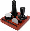 7 PCS Espresso Accessories Kit, 51mm Coffee Tamper with Tamping Station, WDTs Tool, Dosing Funnel, Distributor, Dosing Funnel, Brush and Puck Screen, Versatile for Home by Unknown
