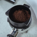 54mm Espresso Accessory Set For Breville Machines Includes Walnut & Leather Tamping Mat, Calibrated Tamper & Distributor, Dosing Funnel & Puck Screen, Bottomless Portafilter - Image 5