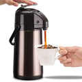 PARACITY Coffee Carafe, 84.5 fl oz/2.5 L Airpot Coffee Dispenser with Pump by PARACITY