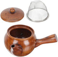 FOMIYES Wooden Tea Pot with Stainless Steel Strainer 1pcs Decorative Chinese Teapot Fine Mesh Filter for Loose Leaf Tea Brewing at Home by FOMIYES