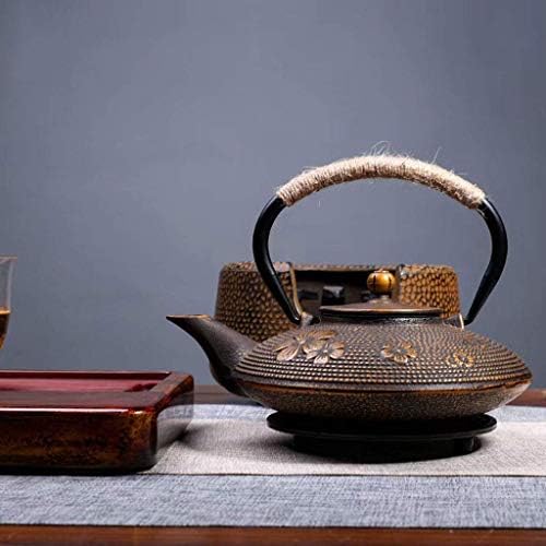 Japanese Style Cast Iron Teapot Kettle 0.9L - Image 3